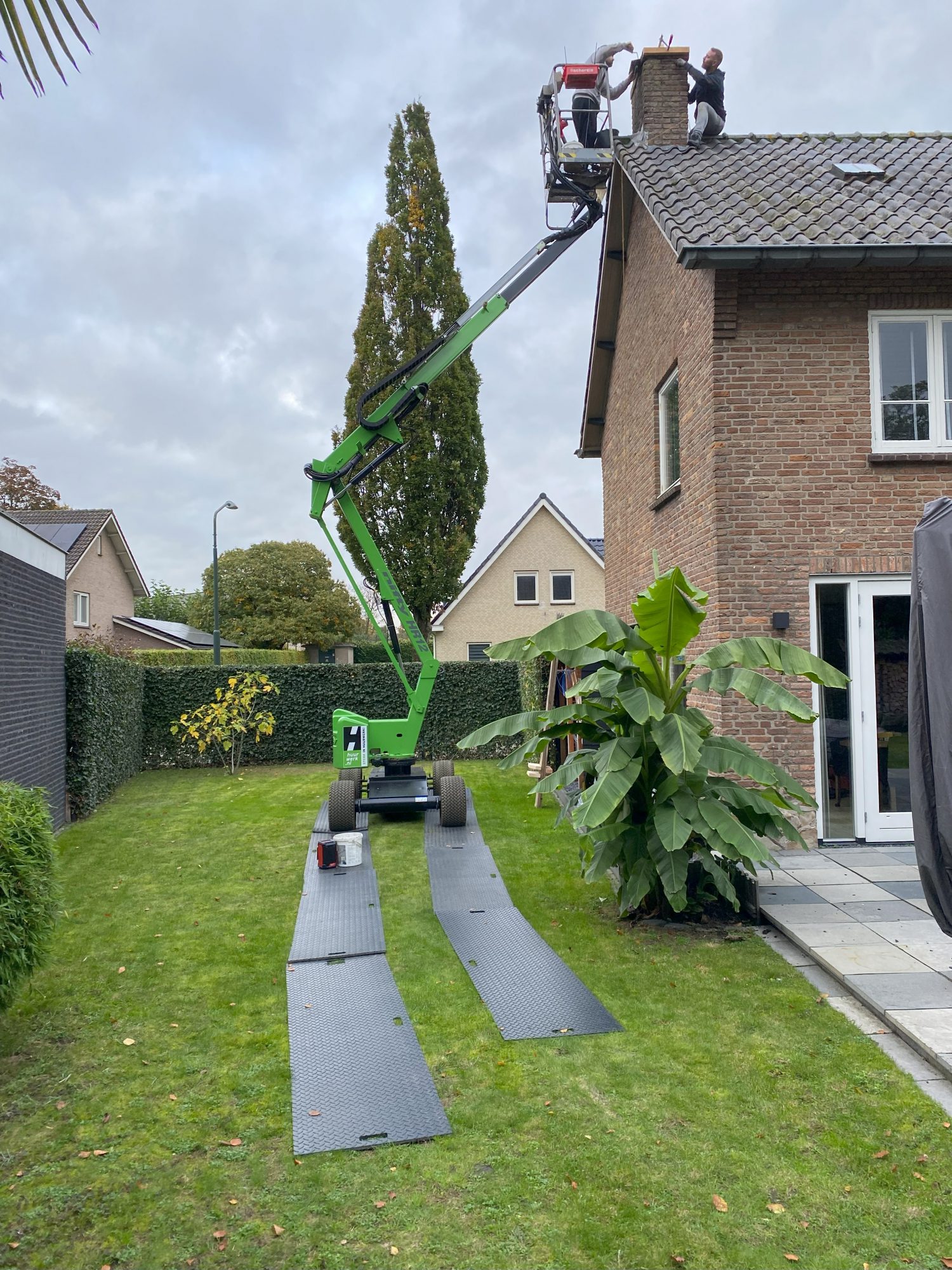 HR12 tuin schoorsteen